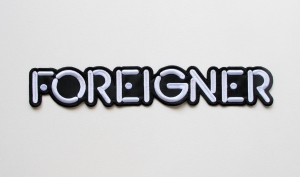 FOREIGNER - Logo -- Embroidered Backpatch