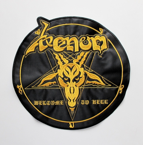 VENOM - Welcome To Hell (yellow) -- Embroidered Backpatch.jpg
