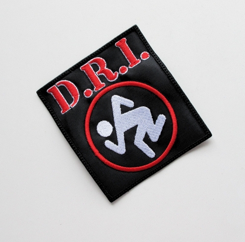 D.R.I. [Dirty Rotten Imbeciles] - Classic Logo -- Embroidered Patch.jpg