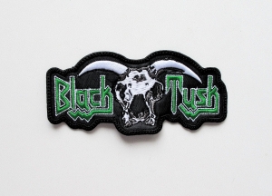BLACK TUSK - Logo Shaped -- Embroidered Patch