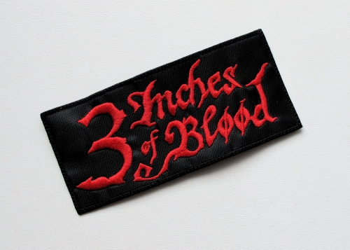 3 INCHES OF BLOOD [red] -- Embroidered Patch.jpg