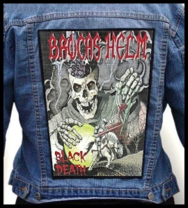 BROCAS HELM - Black Death -- Backpatch