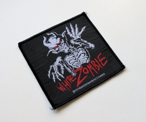 WHITE ZOMBIE -- Woven Patch