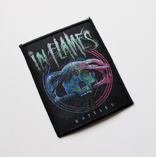 IN FLAMES - Battles -- Woven Patch.jpg
