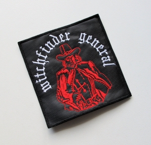 WITCHFINDER GENERAL - Square Logo General -- Embroidered Patch