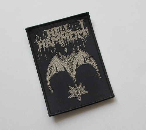 HELLHAMMER - Satanic Rites [black outline] -- Woven Patch.jpg