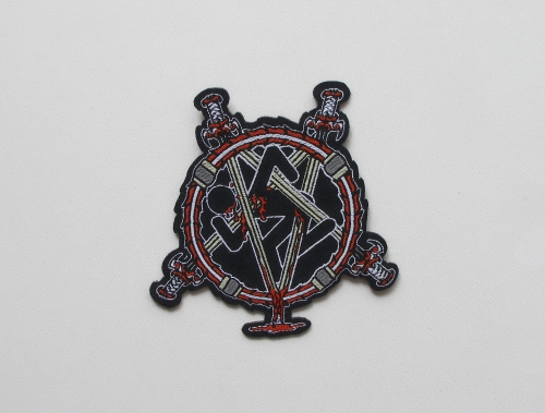 D.R.I. [Laser Cut] - Slayer Mashup -- Woven Patch.jpg