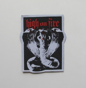 Naszywka HIGH ON FIRE [Laser Cut] - Branca Snakes