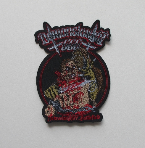 DEMONSLAUGHT 666 [Laser Cut] - Nekroslaughter Battlefield -- Woven Patch.jpg