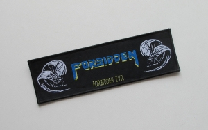 Naszywka FORBIDDEN [strip] - Forbidden Evil [black outline]