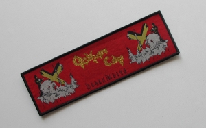 GOTHAM CITY [strip] - Black Writs [black outline] -- Woven Patch