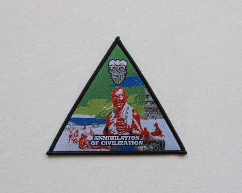 EVILDEAD - Annihilation of Civilization [black outline] -- Woven Patch.jpg