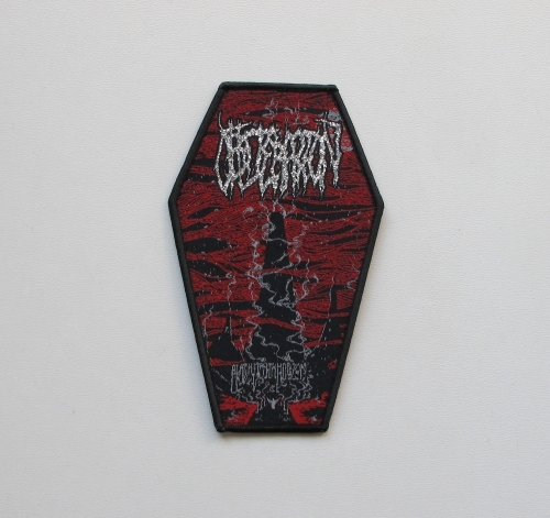 OBLITERATION - Black Death Horizon [black outline] -- Woven Patch.jpg