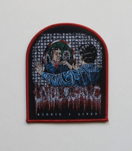 UNDERGANG - Aldrig I Livet [red outline] -- Woven Patch