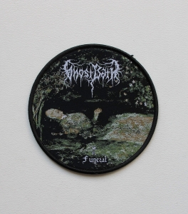 Naszywka GHOST BATH - Funeral [black outline]