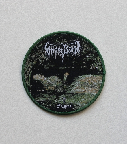 GHOST BATH - Funeral [green outline] -- Woven Patch.jpg