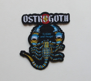 OSTROGOTH [Laser Cut] - Ecstasy and Danger -- Woven Patch