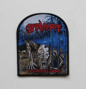 BAPHOMET - The Dead Shall Inherit [black outline] -- Woven Patch