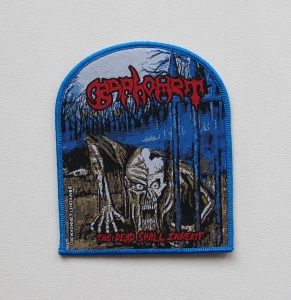 BAPHOMET - The Dead Shall Inherit [blue outline] -- Woven Patch