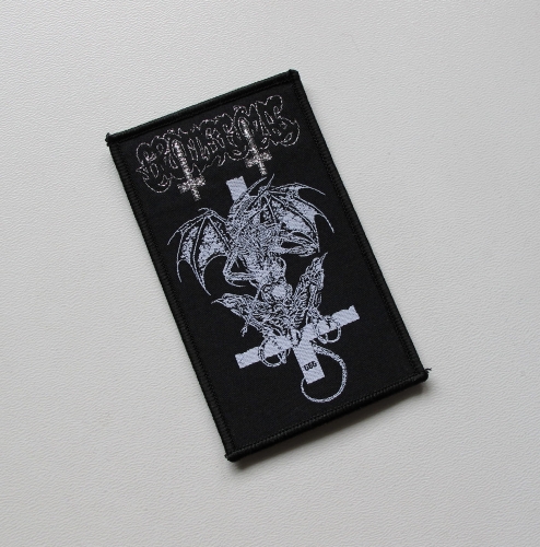 GROTESQUE - In The Embrace Of Evil [black outline] -- Woven Patch.jpg