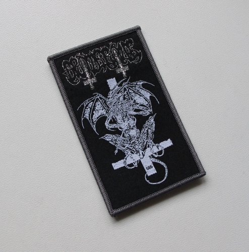 GROTESQUE - In The Embrace Of Evil [grey outline] -- Woven Patch.jpg