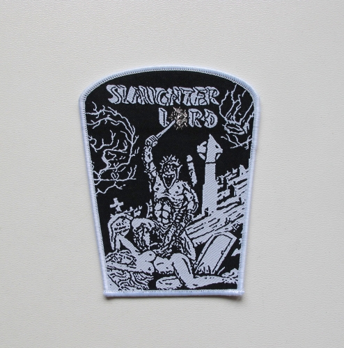 SLAUGHTER LORD - Taste Of Blood [white outline] -- Woven Patch.jpg
