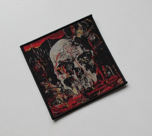 SLAYER - South of Heaven [black outline] -- Woven Patch