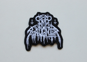 Naszywka NUNSLAUGHTER - Logo Shaped [white]