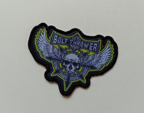 BOLT THROWER - Skull [iron on] -- Patch.jpg