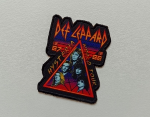 DEF LEPPARD - Hysteria World Tour [iron on] -- Patch
