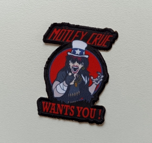 MOTLEY CRUE - Wants You! [iron on] -- Patch