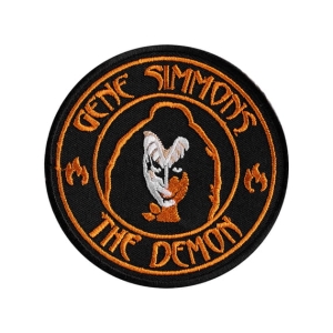 KISS - Gene Simmons [iron on] -- Embroidered  Patch