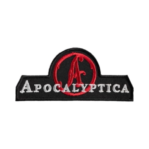 APOCALYPTICA - LOGO RED [iron on] -- Embroidered Patch