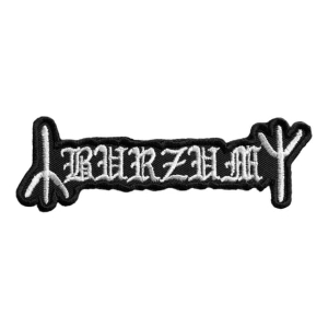 Naszywka termiczna BURZUM - Logo White