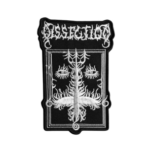 DISSECTION - Cross [iron on] -- Embroidered Patch