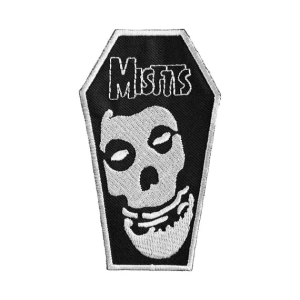 MISFITS - Coffin Skull [iron on] -- Embroidered Patch