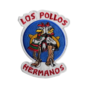 BREAKING BAD - Los Pollos Hermanos [iron on] -- Embroidered Patch