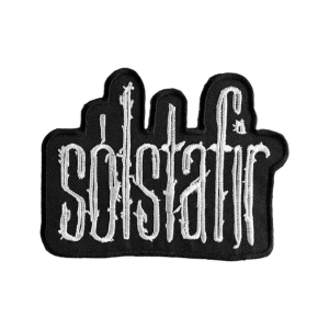 Naszywka termiczna SOLSTAFIR - Logo White