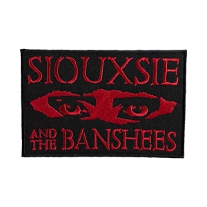 SIOUXSIE AND THE BANSHEES - Logo Red [iron on] -- Embroidered Patch