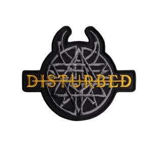 DISTURBED [iron on] -- Embroidered Patch