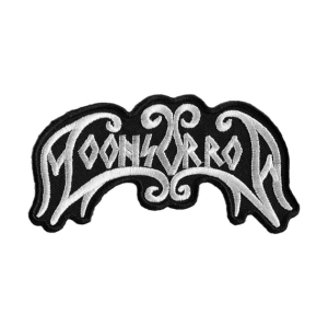 MOONSORROW - Logo White [iron on] -- Embroidered Patch