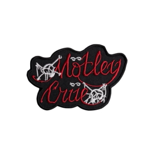 MOTLEY CRUE [iron on] -- Embroidered Patch