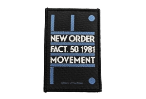 NEW ORDER - FACT 50 -- Woven Patch