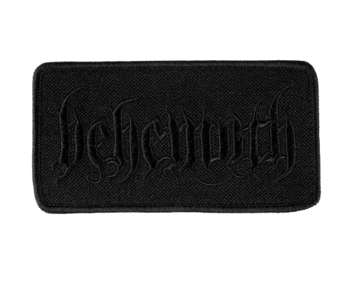BEHEMOTH - Logo Black On Black [iron on] -- Patch.jpg
