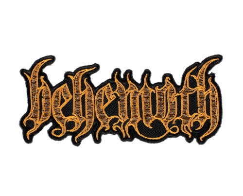 BEHEMOTH - Logo Gold [iron on] -- Patch.jpg