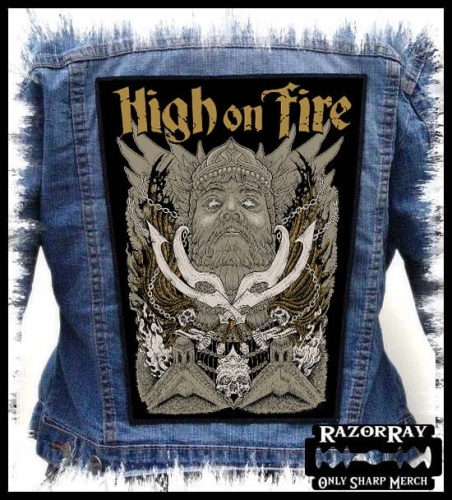 HIGH ON FIRE - Viking --- Backpatch Back Patch.jpg