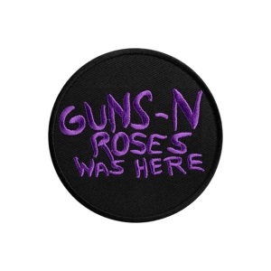 GUNS N ROSES - Was Here [iron on] -- Embroidered Patch