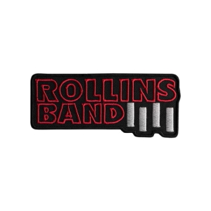ROLLINS BAND [iron on] -- Embroidered Patch