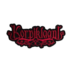 KORPIKLAANI - Logo Red [iron on] -- Embroidered  Patch