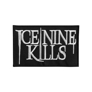 ICE NINE KILLS - Logo White [iron on] -- Embroidered Patch